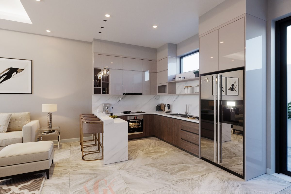 dự án thiết kế nội thất modern