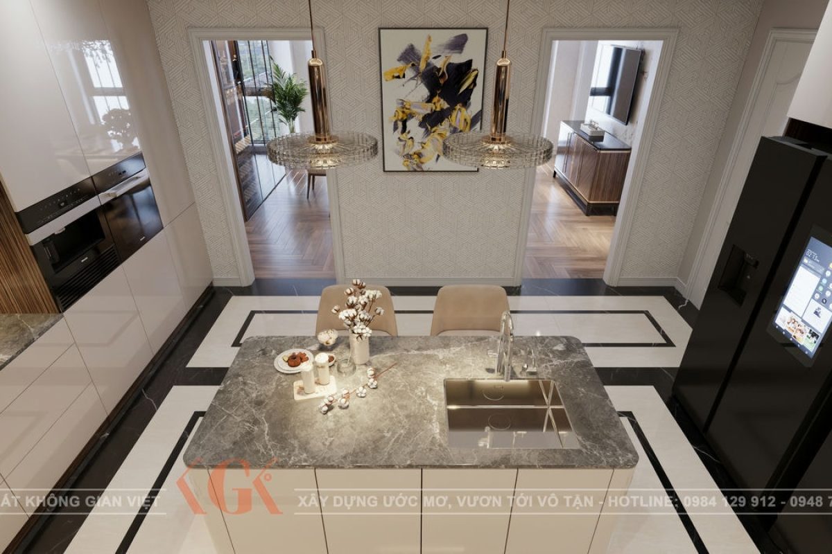 Thiết kế kiến trúc và nội thất biệt thự Luis City – Anh Sưởng