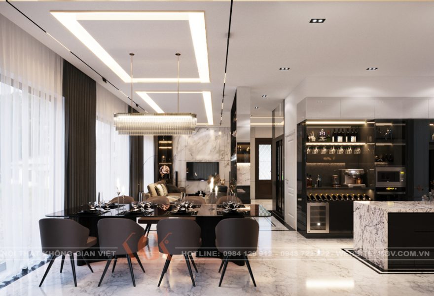 Thiết kế nội thất biệt thự Riverside – Anh Minh