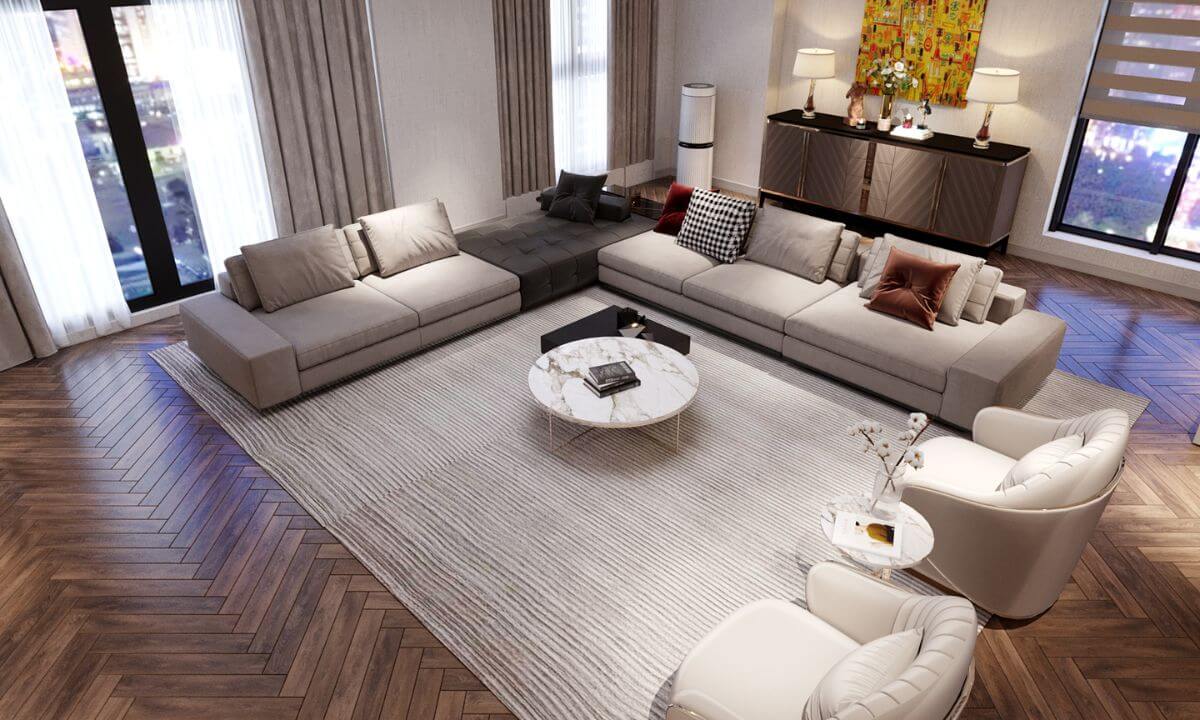Thiết kế nội thất Penthouse - Anh Nam