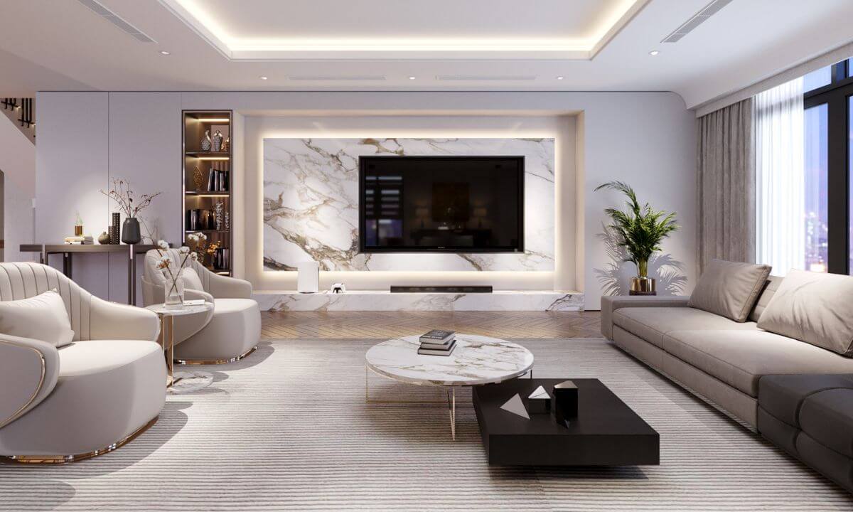 Thiết kế nội thất Penthouse - Anh Nam