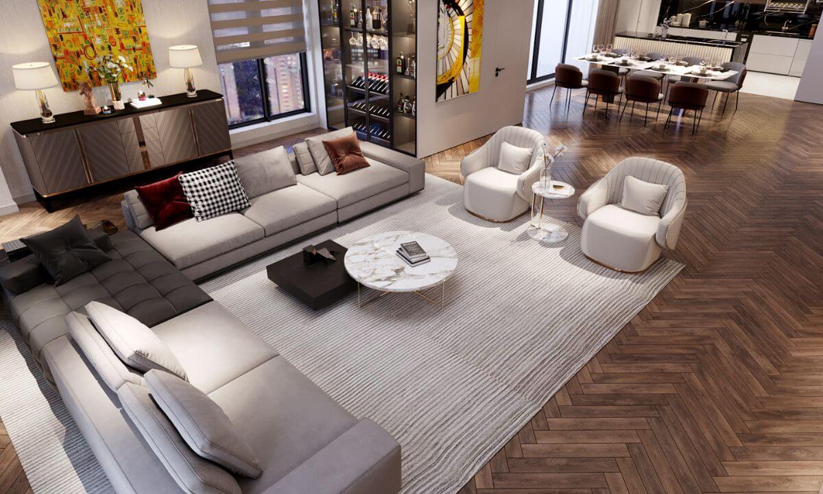 Thiết kế nội thất Penthouse - Anh Nam