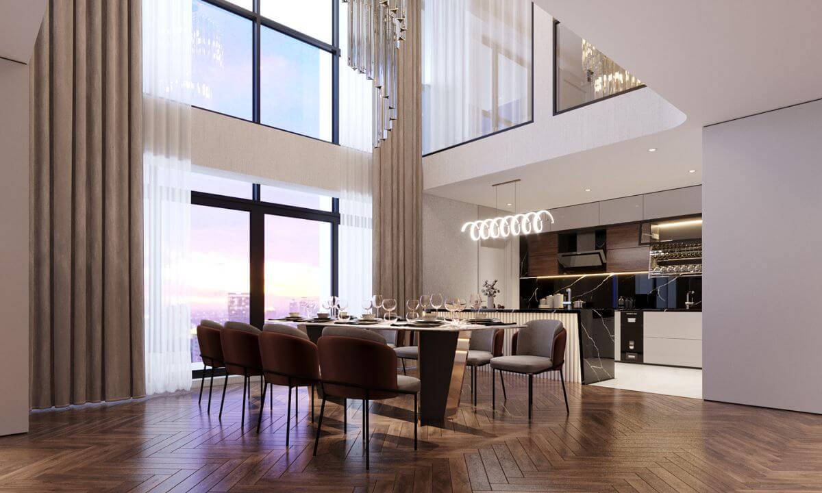 Thiết kế nội thất Penthouse - Anh Nam