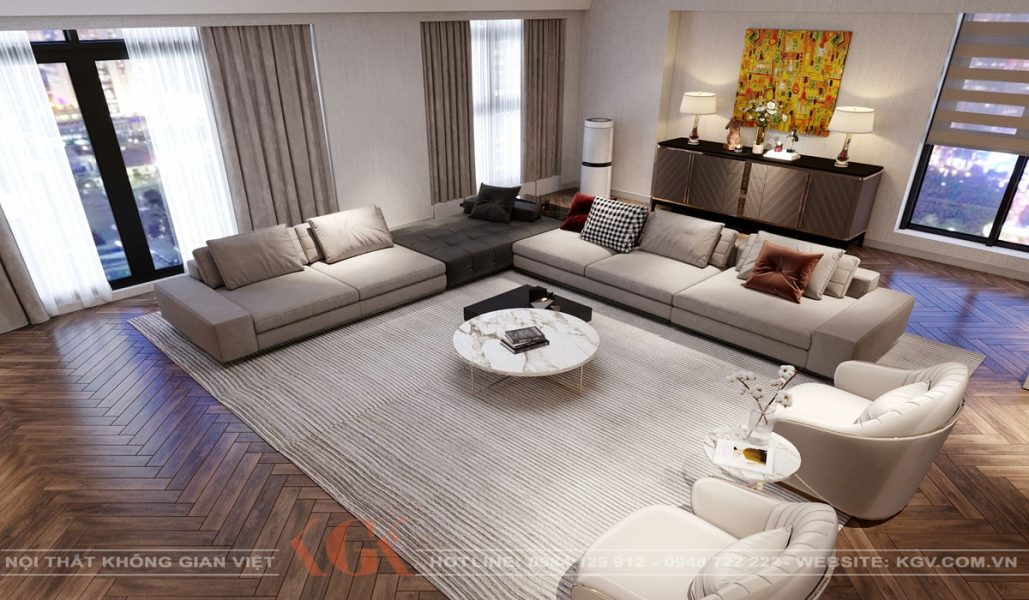 Thiết kế nội thất nhà phố sang trọng Five Star – Anh Nam