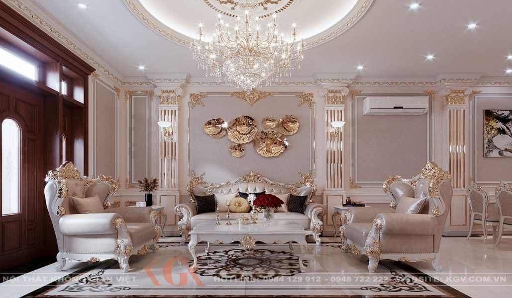 Thiết kế nội thất biệt thự Đáng Nam Dư – Anh Quân