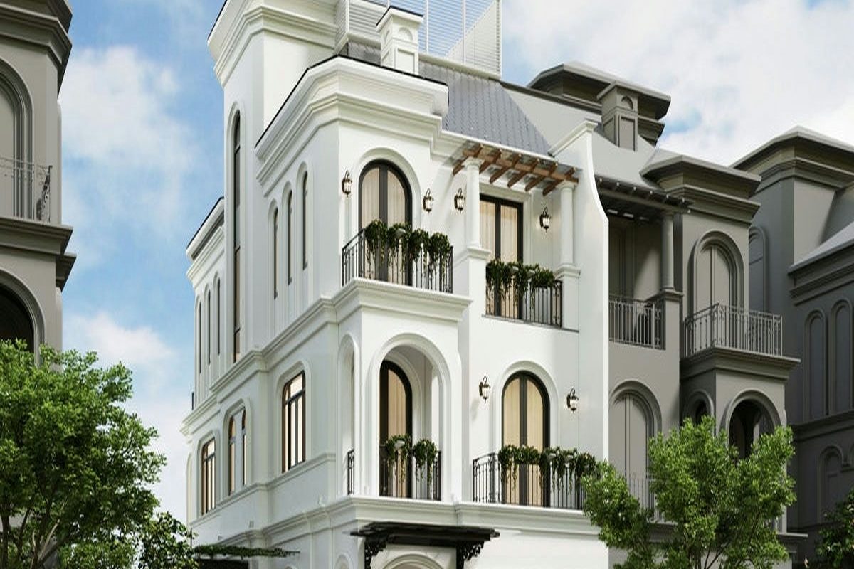 01Thiết kế ngoại thất biệt thự Sao Biển 17-26 – Chị Kim Anh
