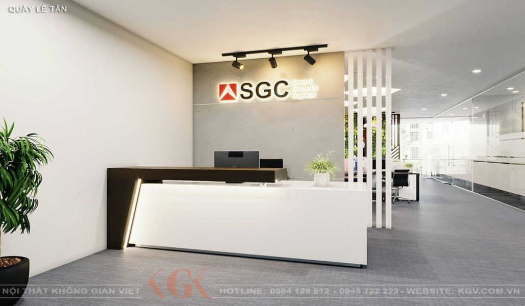 Thiết kế nội thất văn phòng SGC Trần Hưng Đạo