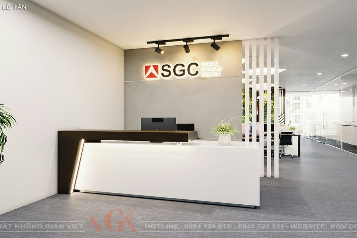 Thiết kế nội thất văn phòng SGC Trần Hưng Đạo