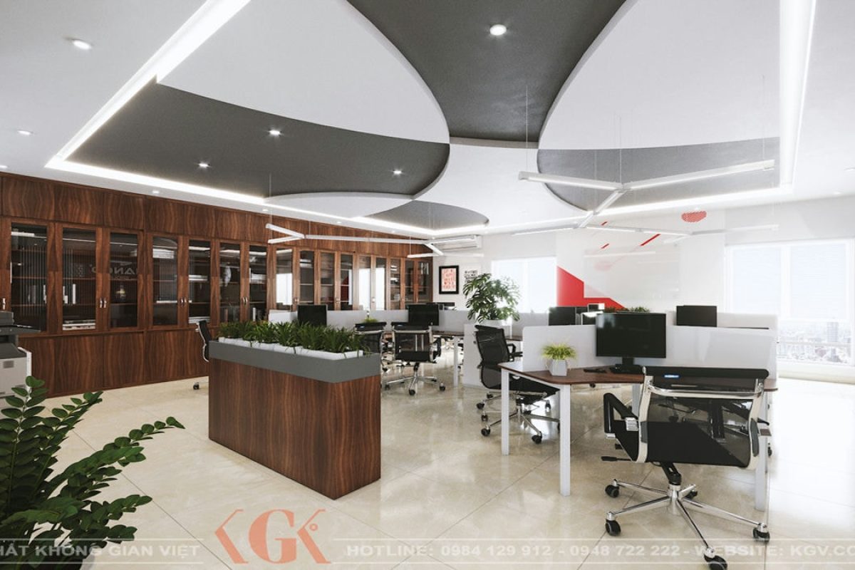 Thiết kế nội thất văn phòng Hanco Long Biên