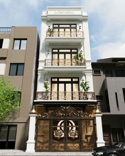 Thiết kế ngoại thất biệt thự Đáng Nam Dư