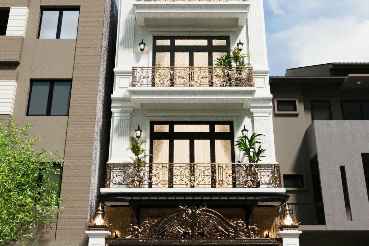 Thiết kế ngoại thất biệt thự Đáng Nam Dư