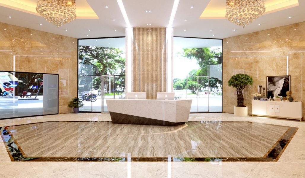 Thiết kế nội thất sảnh Ngoại Giao Đoàn