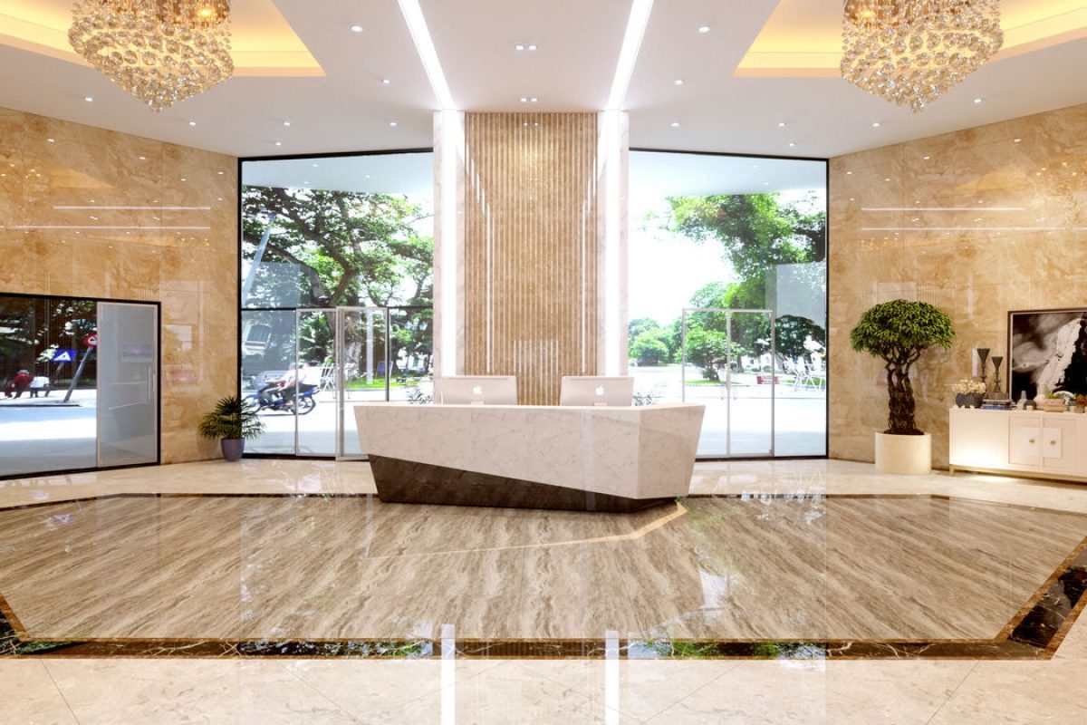 Thiết kế nội thất sảnh Ngoại Giao Đoàn