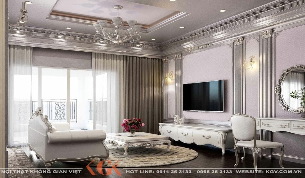 Thiết kế nội thất biệt thự Thái Nguyên – Anh Vinh