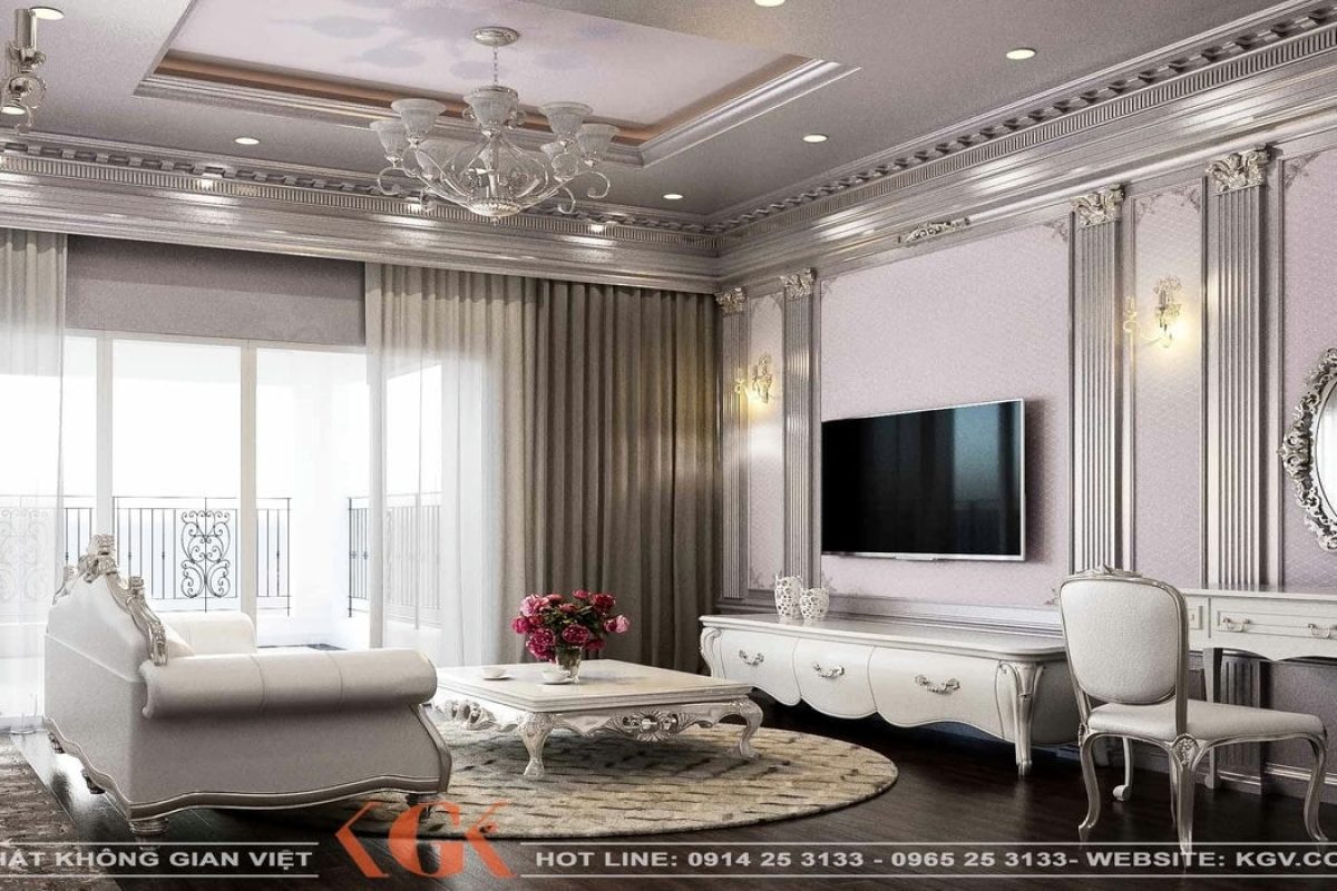 Thiết kế nội thất biệt thự Thái Nguyên – Anh Vinh
