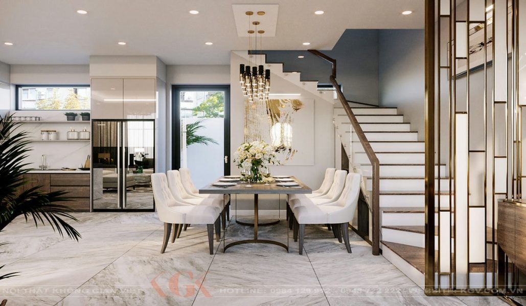 Thiết kế nội thất biệt thự Sao Biển 03-25