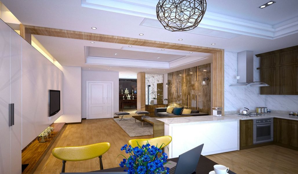 Thiết kế nội thất chung cư Skyline – Bác Dung
