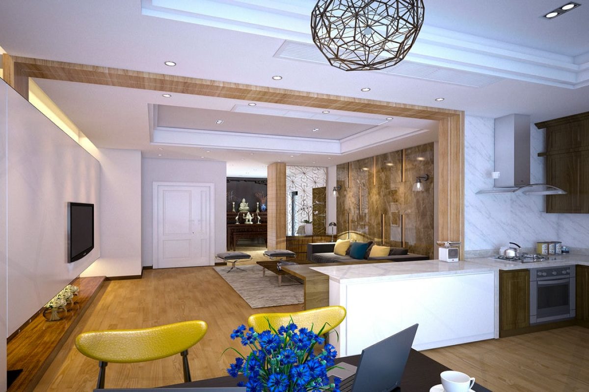 Thiết kế nội thất chung cư Skyline – Bác Dung