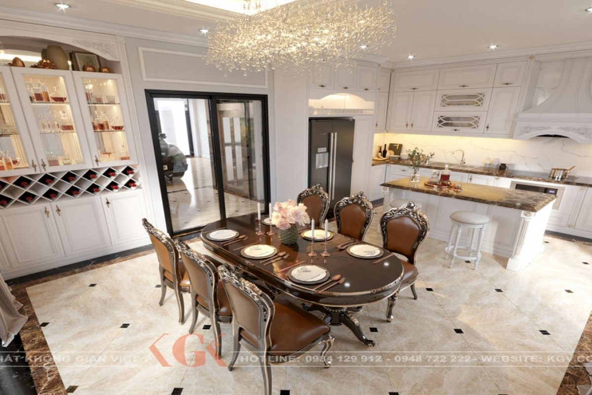 Thiết kế nội thất biệt thự Aden Rose – Chị Thuỷ