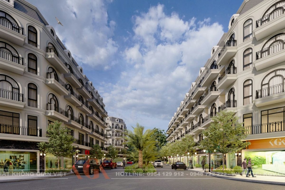 Thiết kế ngoại thất quy hoạch KĐT Cầu Bươu