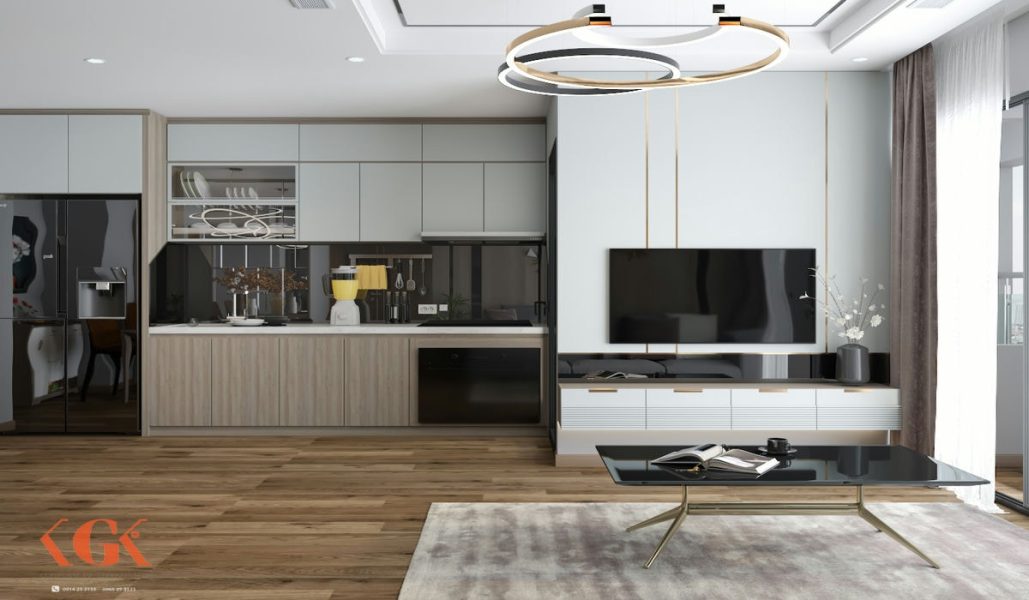 Thiết kế nội thất chung cư hiện đại Vinhome Skylate