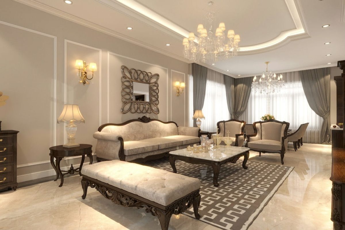 Thiết kế nội thất biệt thự Tân Cổ Điển – Anh Nam