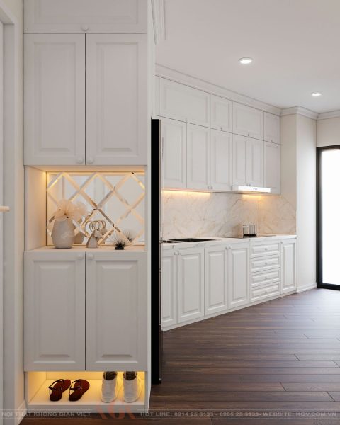 Thiết kế nội thất chung cư CT8 Jenhouse – Anh Phong