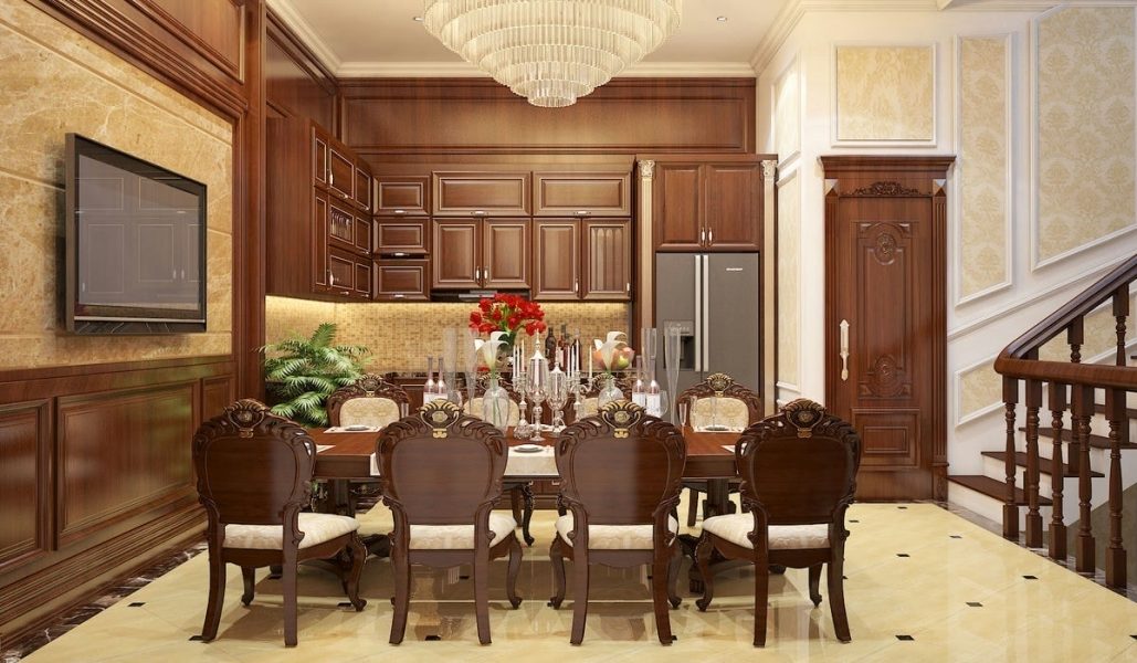 Thiết kế nội thất biệt thự Neo-Classical – Chị Tám