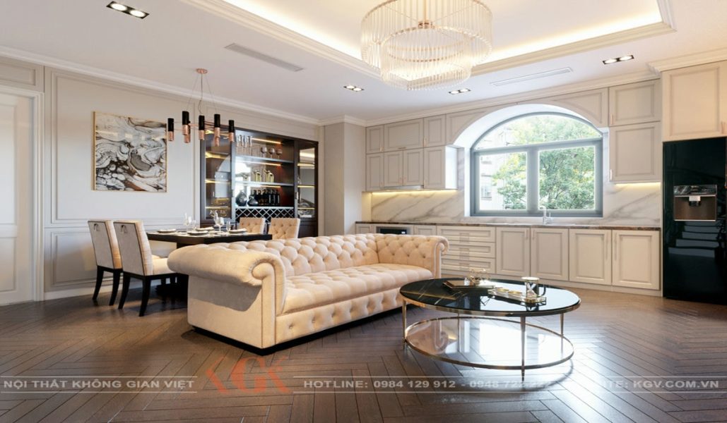 Thiết kế nội thất biệt thự Sao Biển 23-261 – Anh Vinh