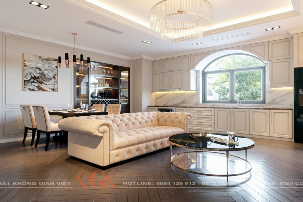 Thiết kế nội thất biệt thự Sao Biển 23-261 – Anh Vinh