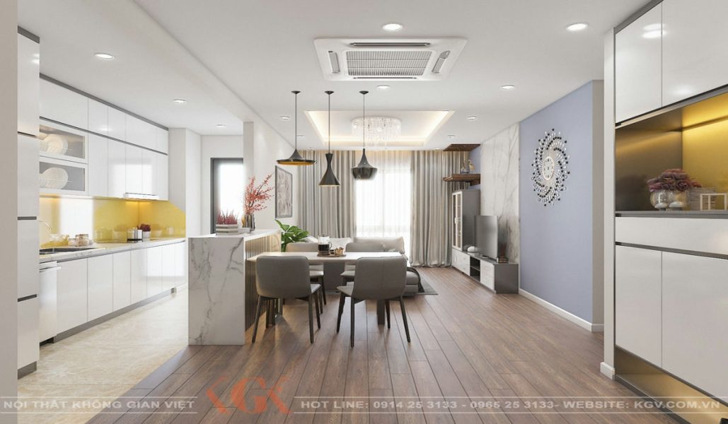 Thiết kế nội thất chung cư CT8 – Anh Khánh