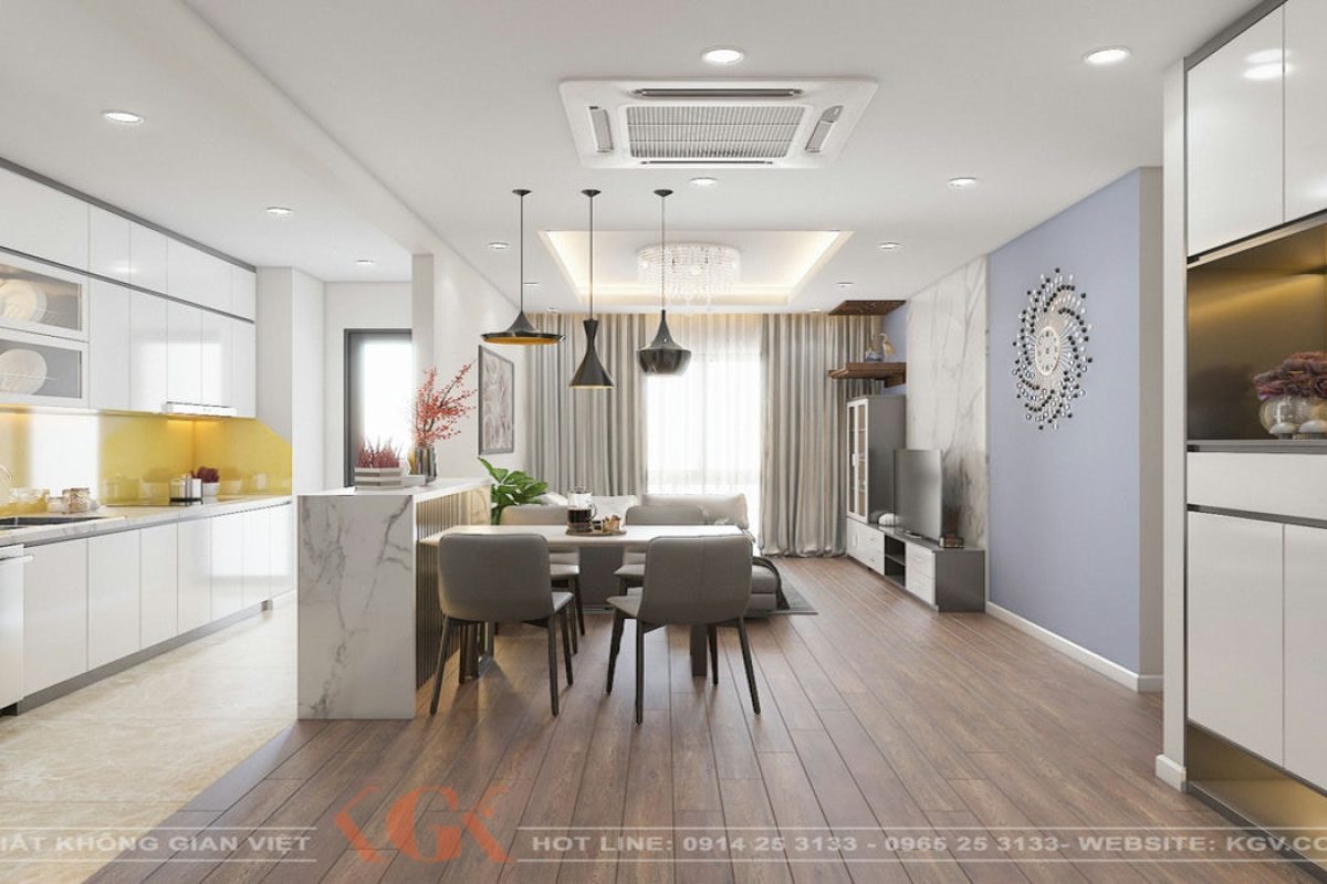 Thiết kế nội thất chung cư CT8 – Anh Khánh