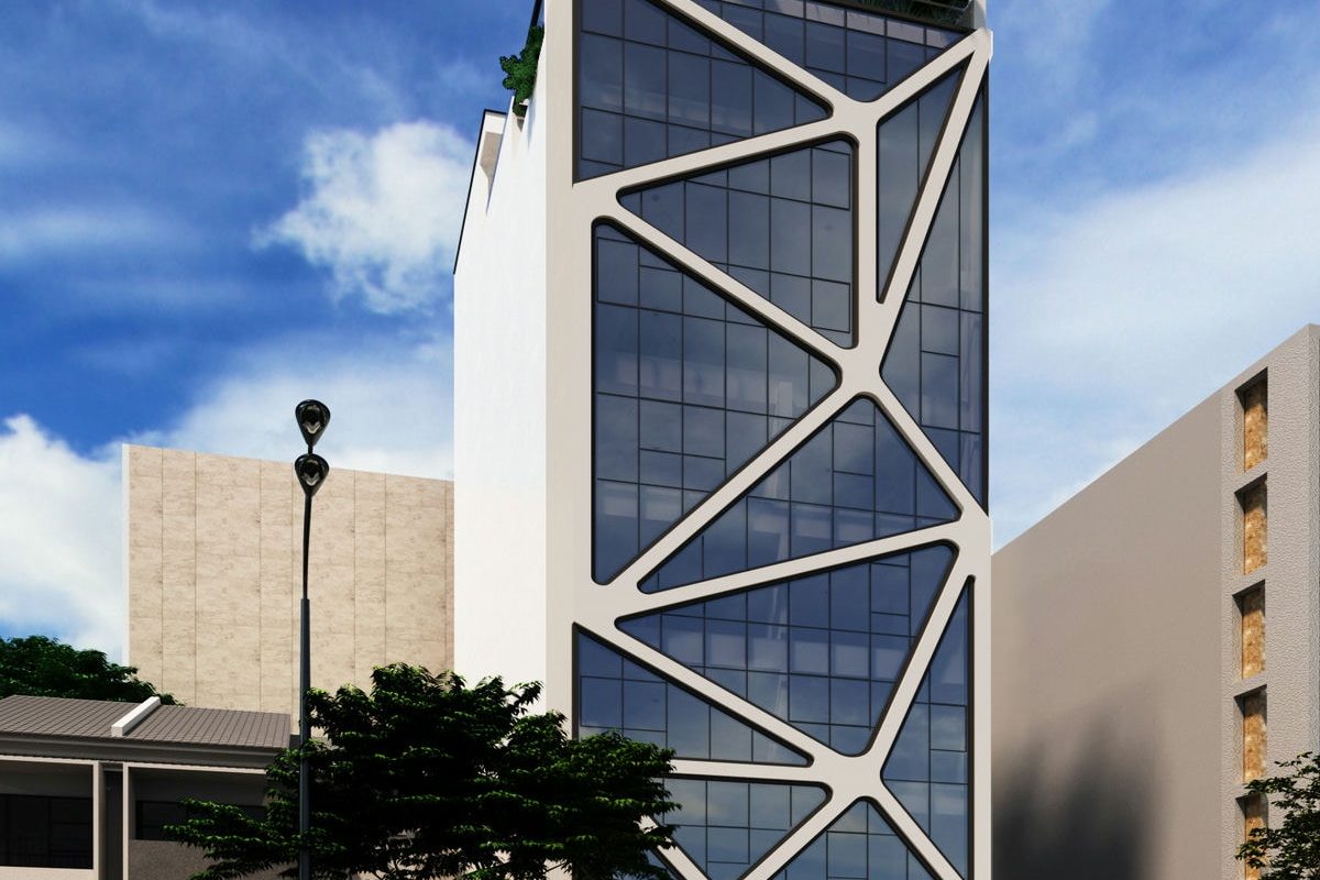 Thiết kế ngoại thất chung cư mini FK House – Chị Hoà