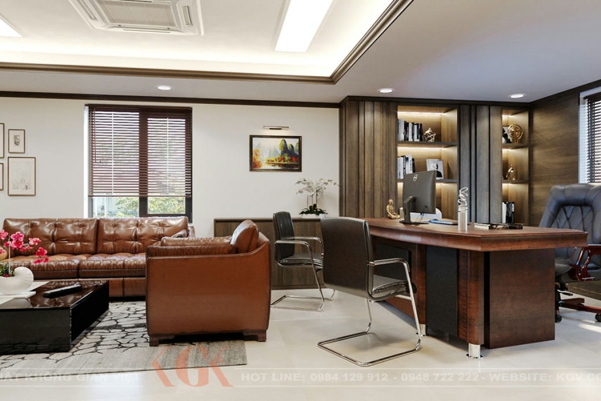 Thiết kế nội thất văn phòng Thịnh Long – Chị Hoa