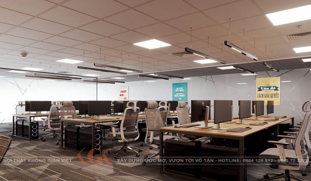 Thiết kế nội thất văn phòng Gem Office – Anh Hải