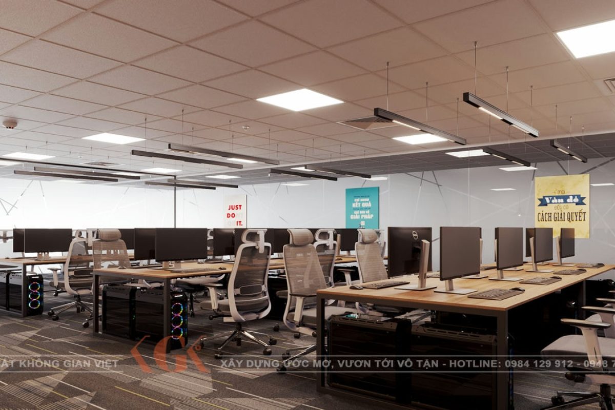 Thiết kế nội thất văn phòng Gem Office – Anh Hải