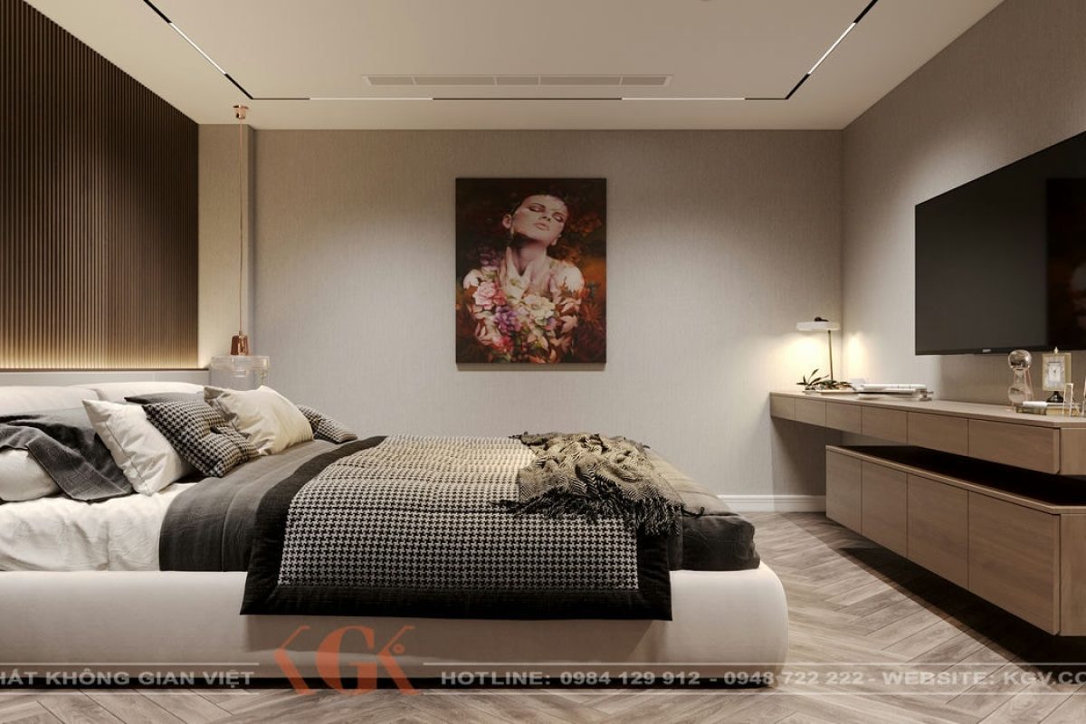 Thiết kế nội thất chung cư Hoàng Quốc Việt – Anh Dũng