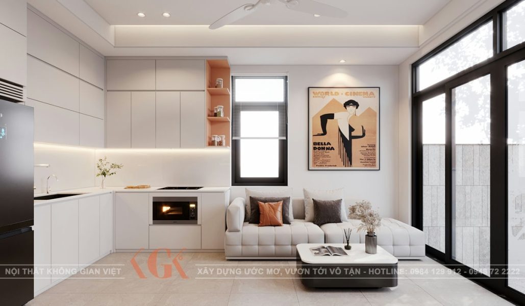 Thiết kế nội thất chung cư hiện đại – Anh Duy