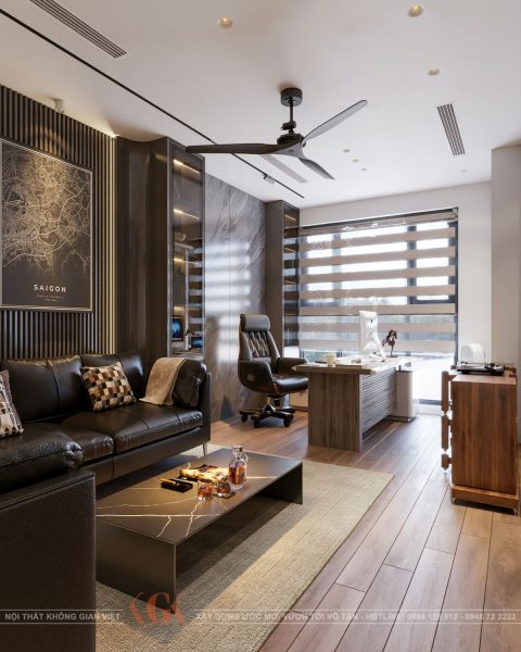 Thiết kế nội thất văn phòng chung cư Masterise Vinhome Tây Mỗ – Anh Muộn