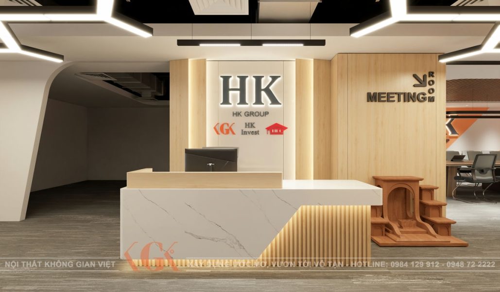 Thiết kế nội thất văn phòng HK Group, Toà G4 Five Star