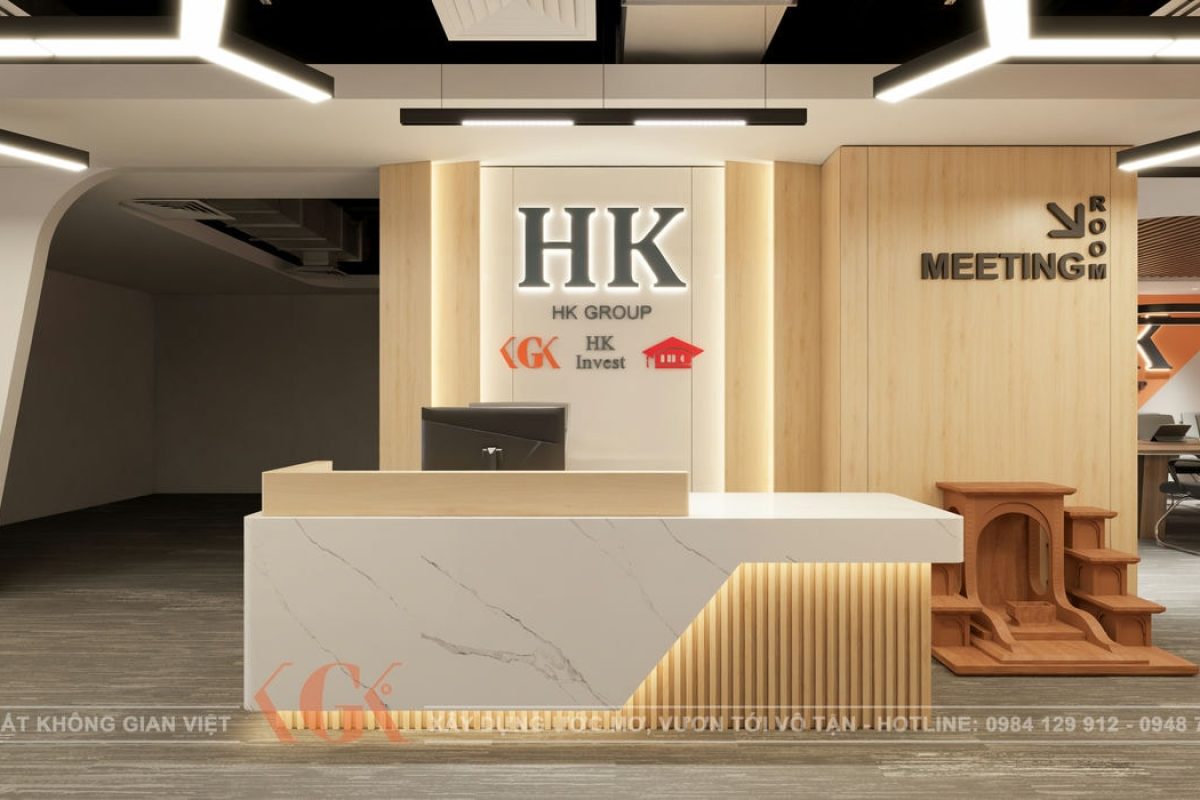 Thiết kế nội thất văn phòng HK Group, Toà G4 Five Star