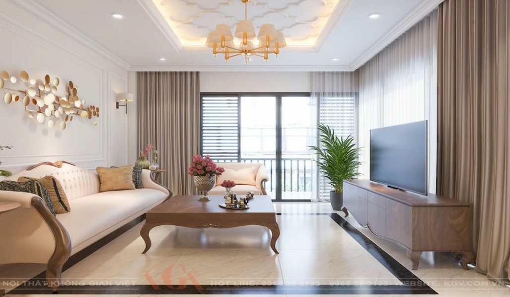 Thiết kế nội thất nhà phố Eden Rose – Cô Hằng