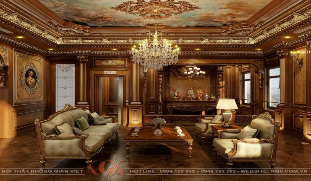 Thiết kế nội thất biệt thự Ninh Hiệp – Anh Thuỷ